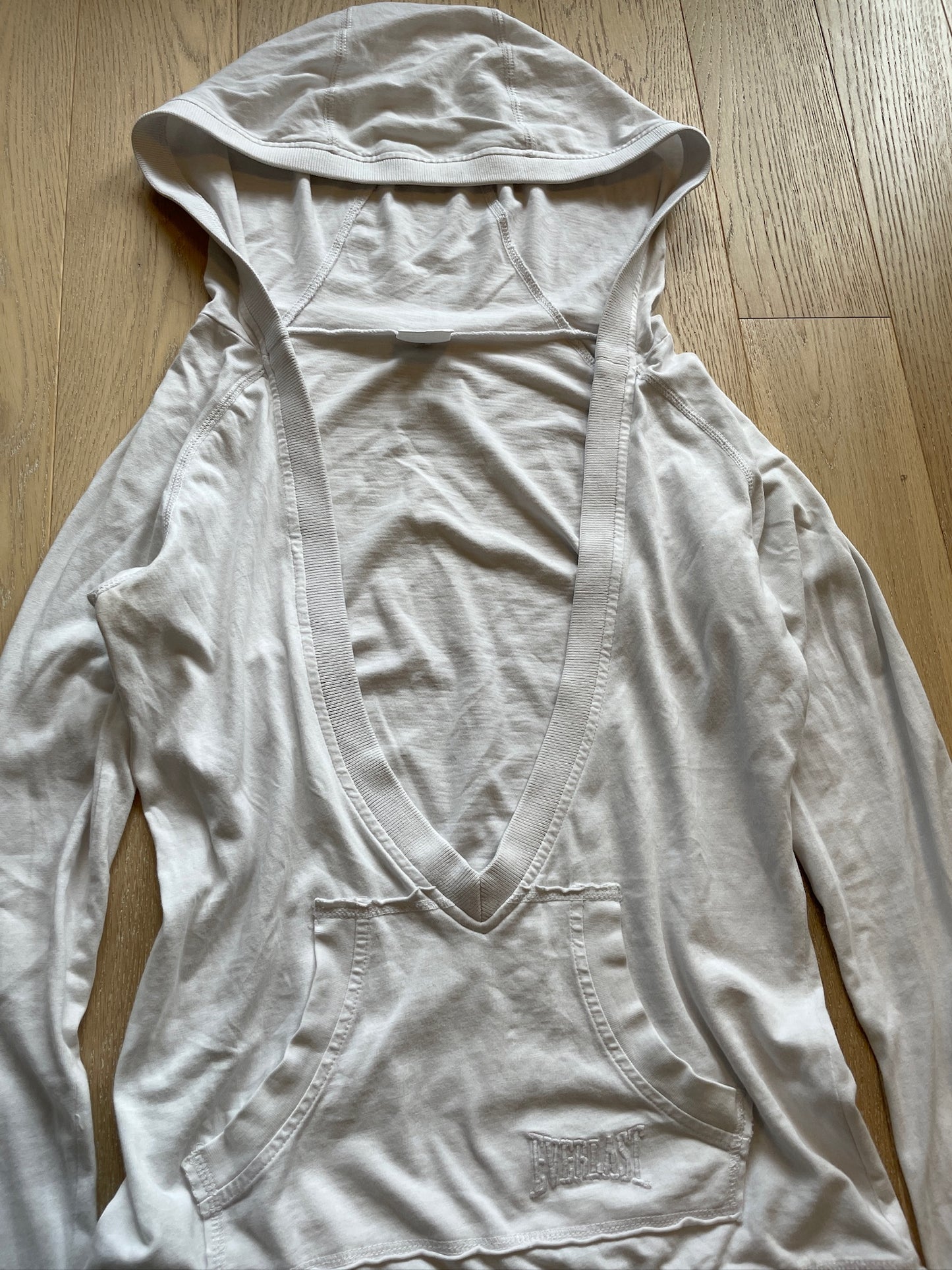 Vintage Everlast Deep Neck Hoodie