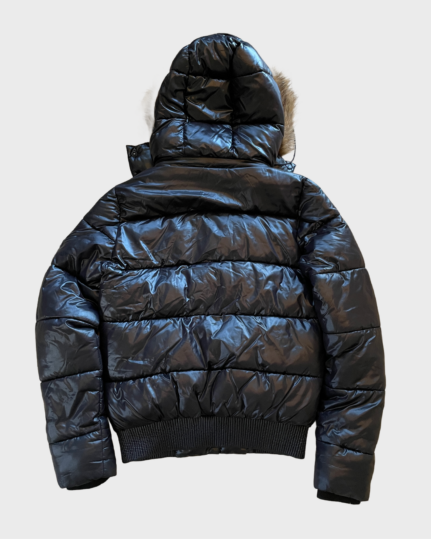 Vintage Superdry Fur Puffer Jacket