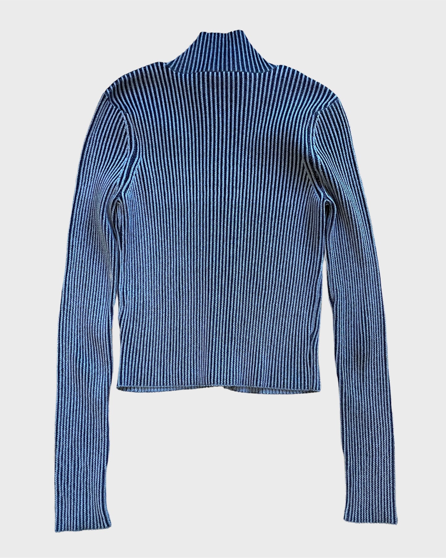 Vintage Knit Zip Jacket