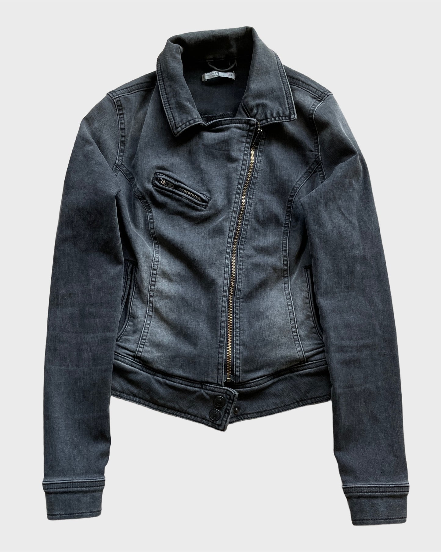 Vintage Jeans Biker Jacket