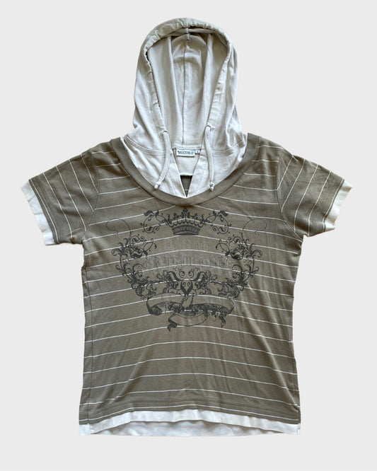 Vintage Short Sleeve Hoodie