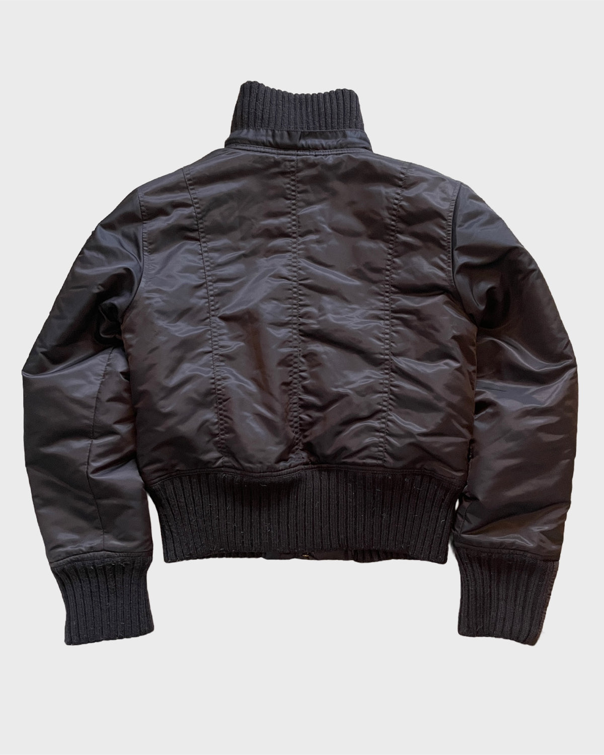 Cropped Bomber Jacket