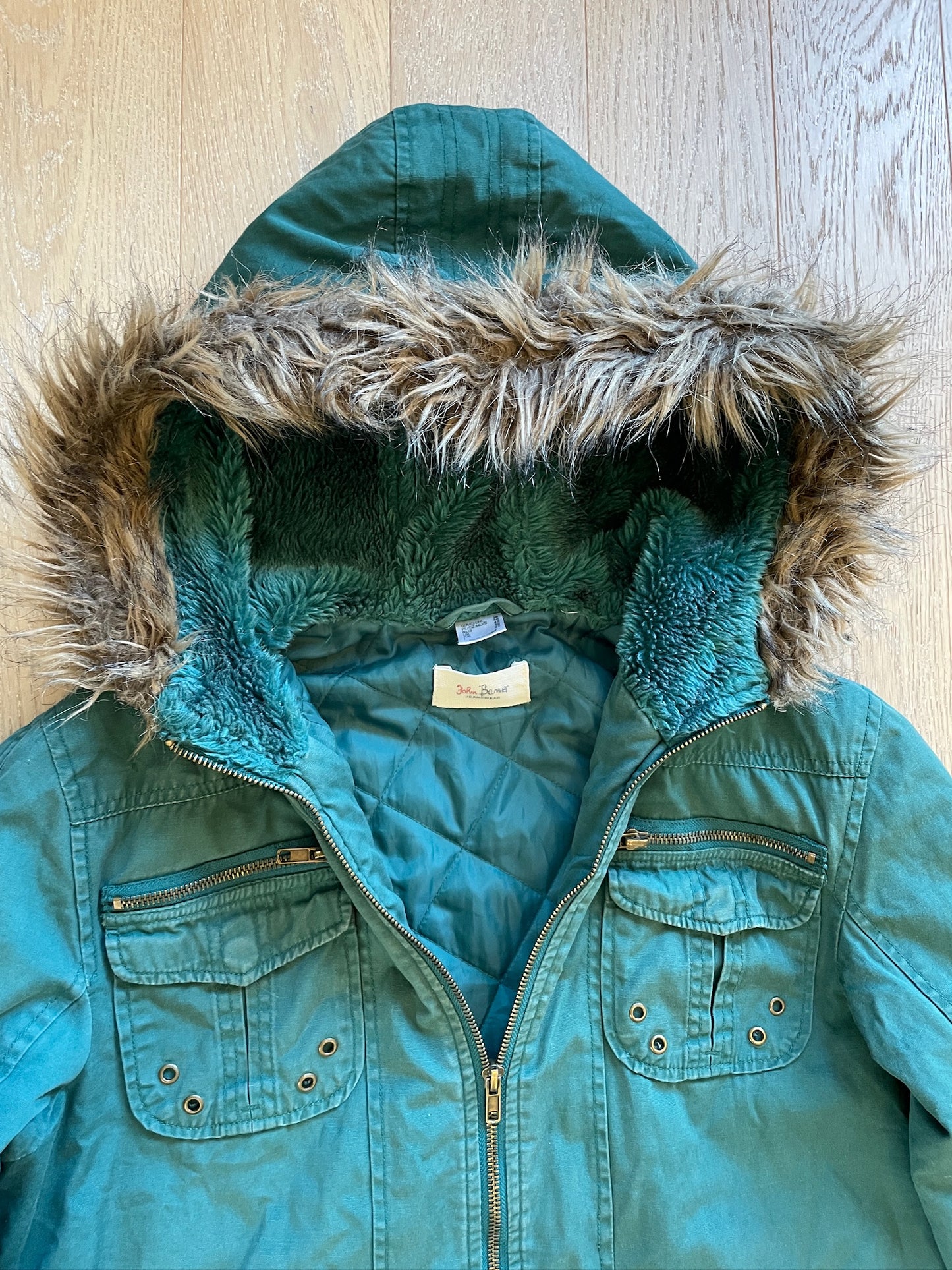 Vintage Military Fur Jacket