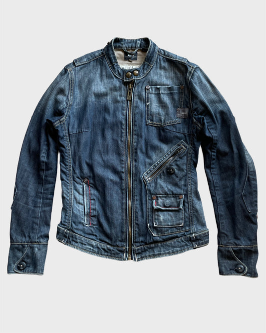 Vintage G-Star RAW Biker Denim Jacket