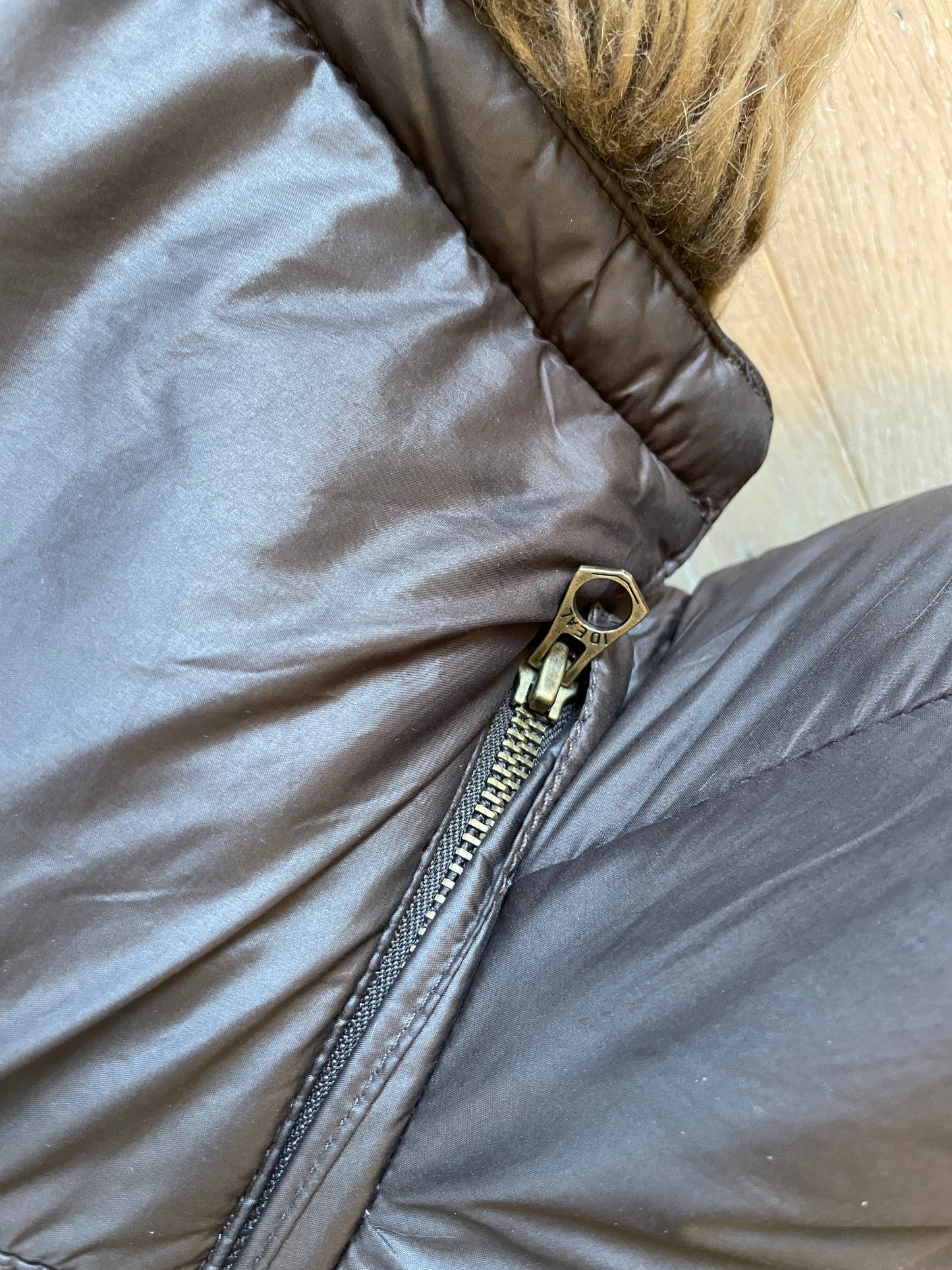 Vintage Polo Ralph Lauren Fur Puffer Jacket