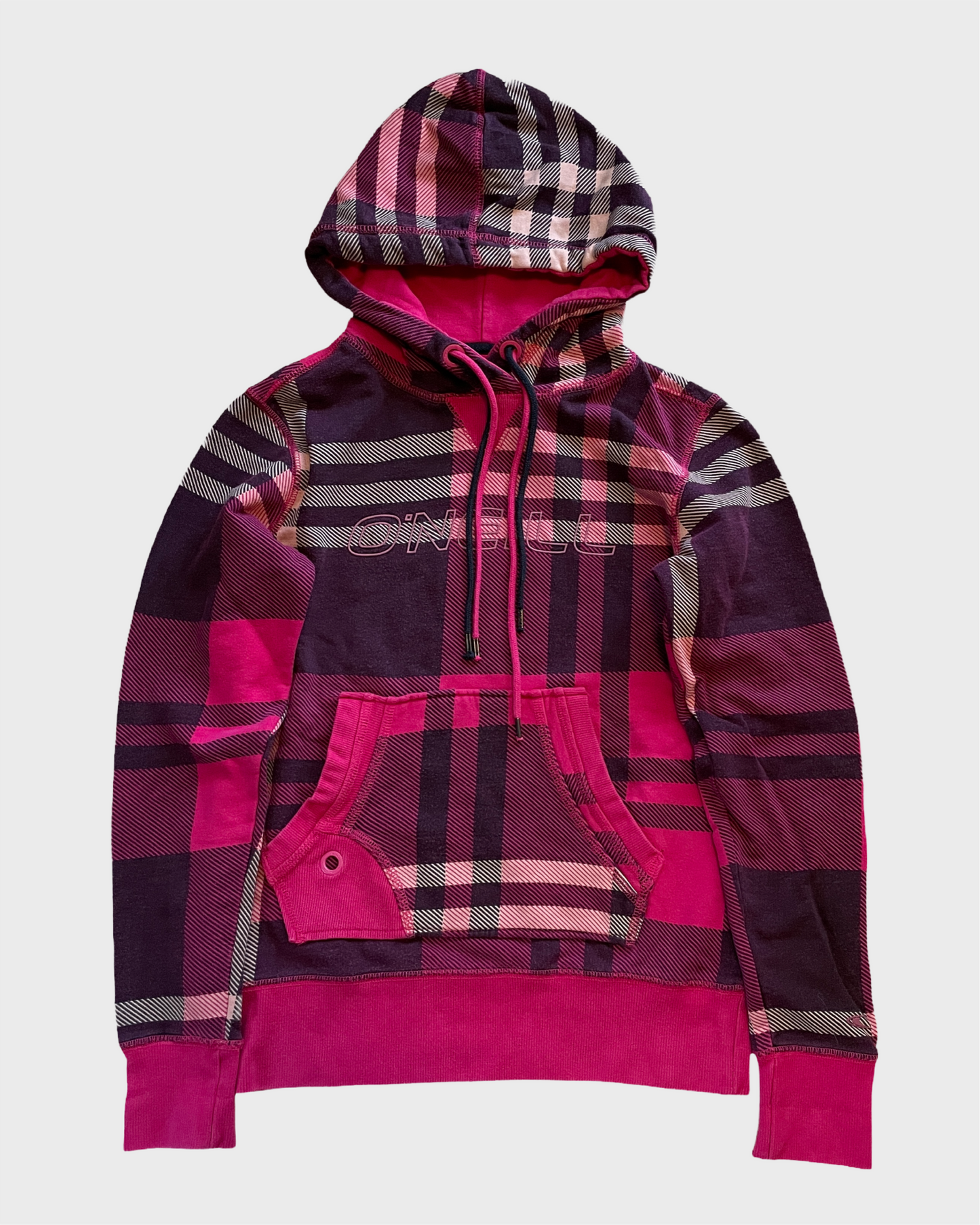 Vintage Plaid Hoodie