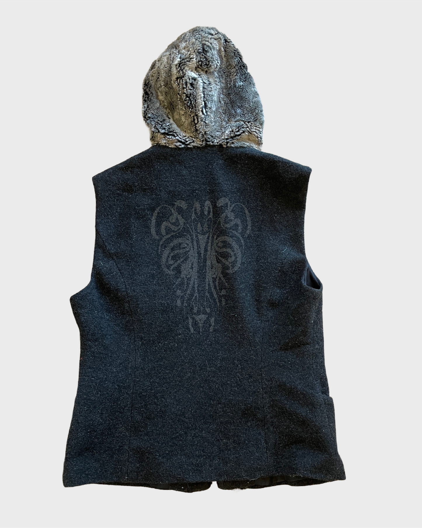 Vintage Fur Vest y2k