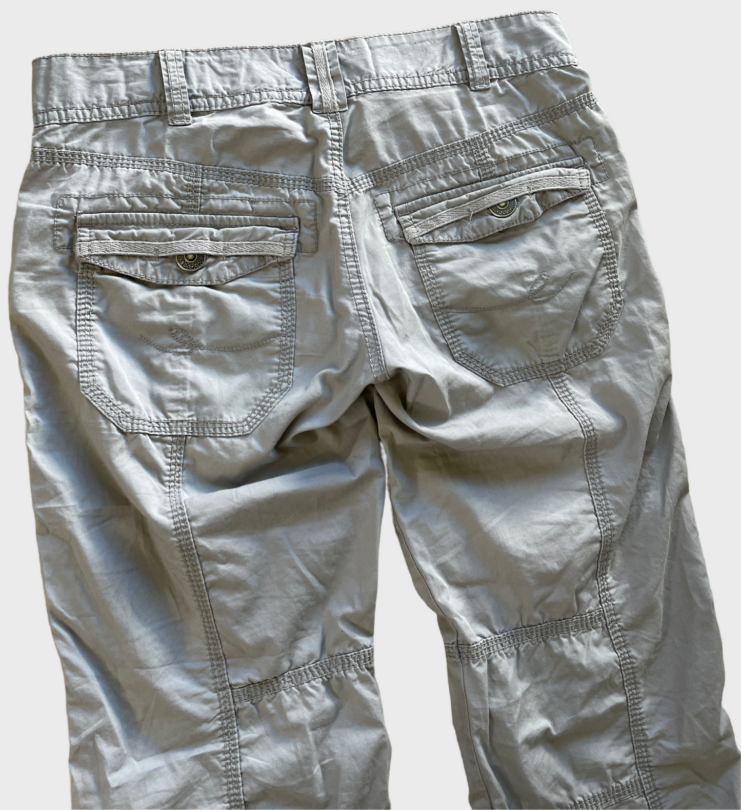 Vintage Flared Cargo Pants