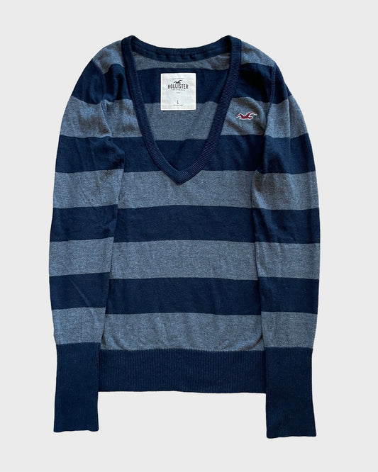 Vintage Hollister Deep Neck Knit Sweater
