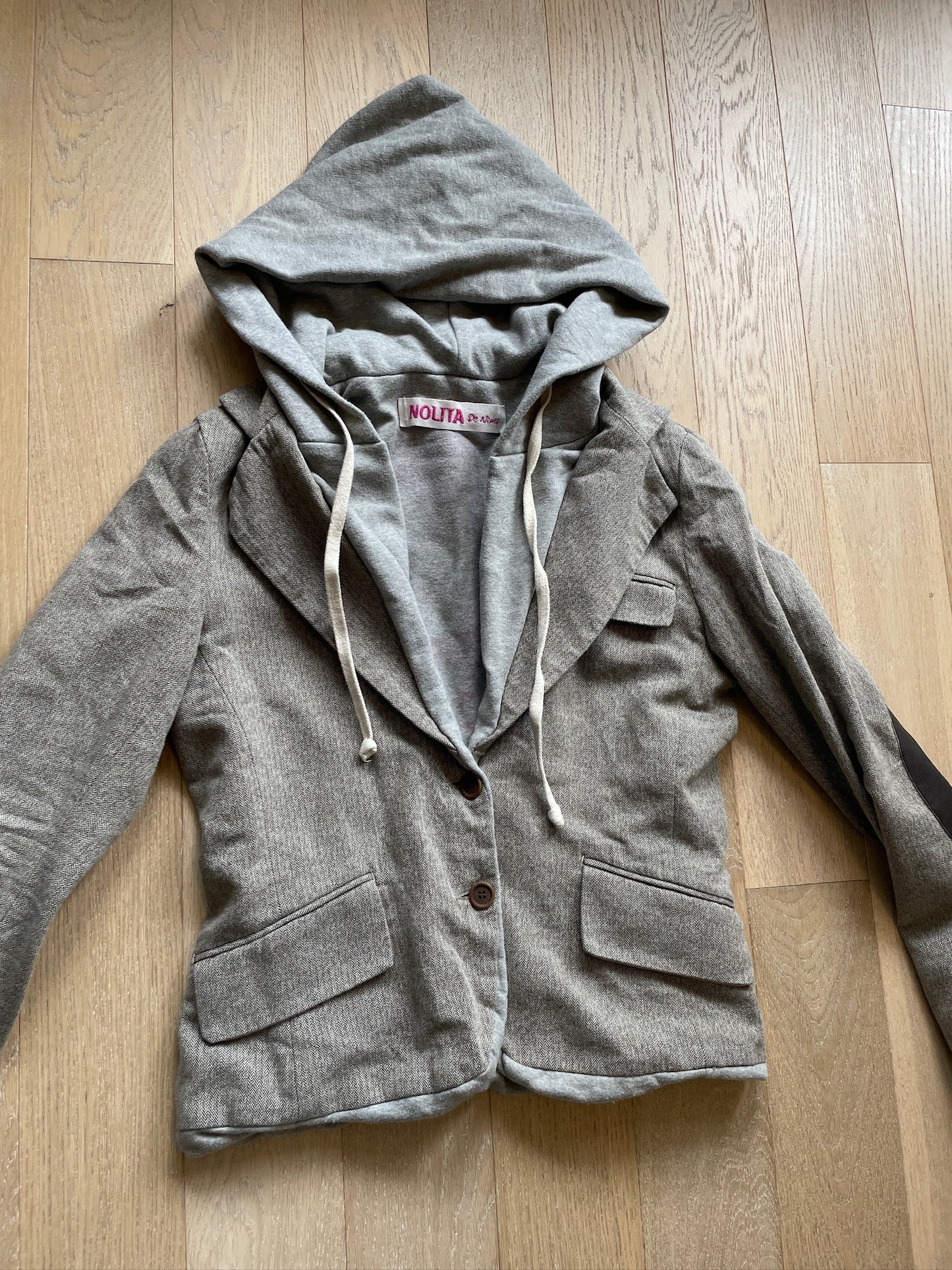 Vintage Hooded Blazer