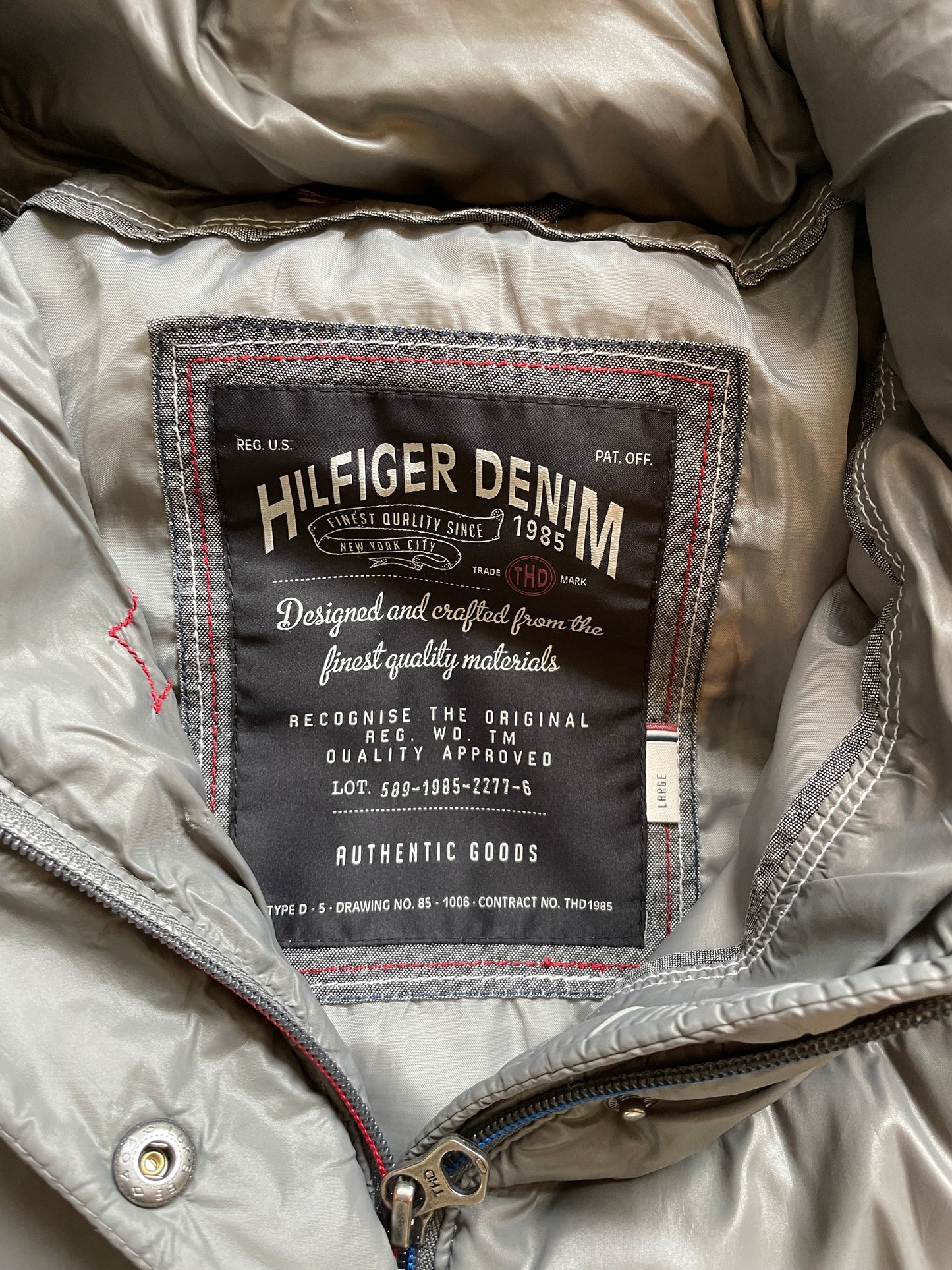 Vintage Tommy Hilfiger Fur Puffer Jacket
