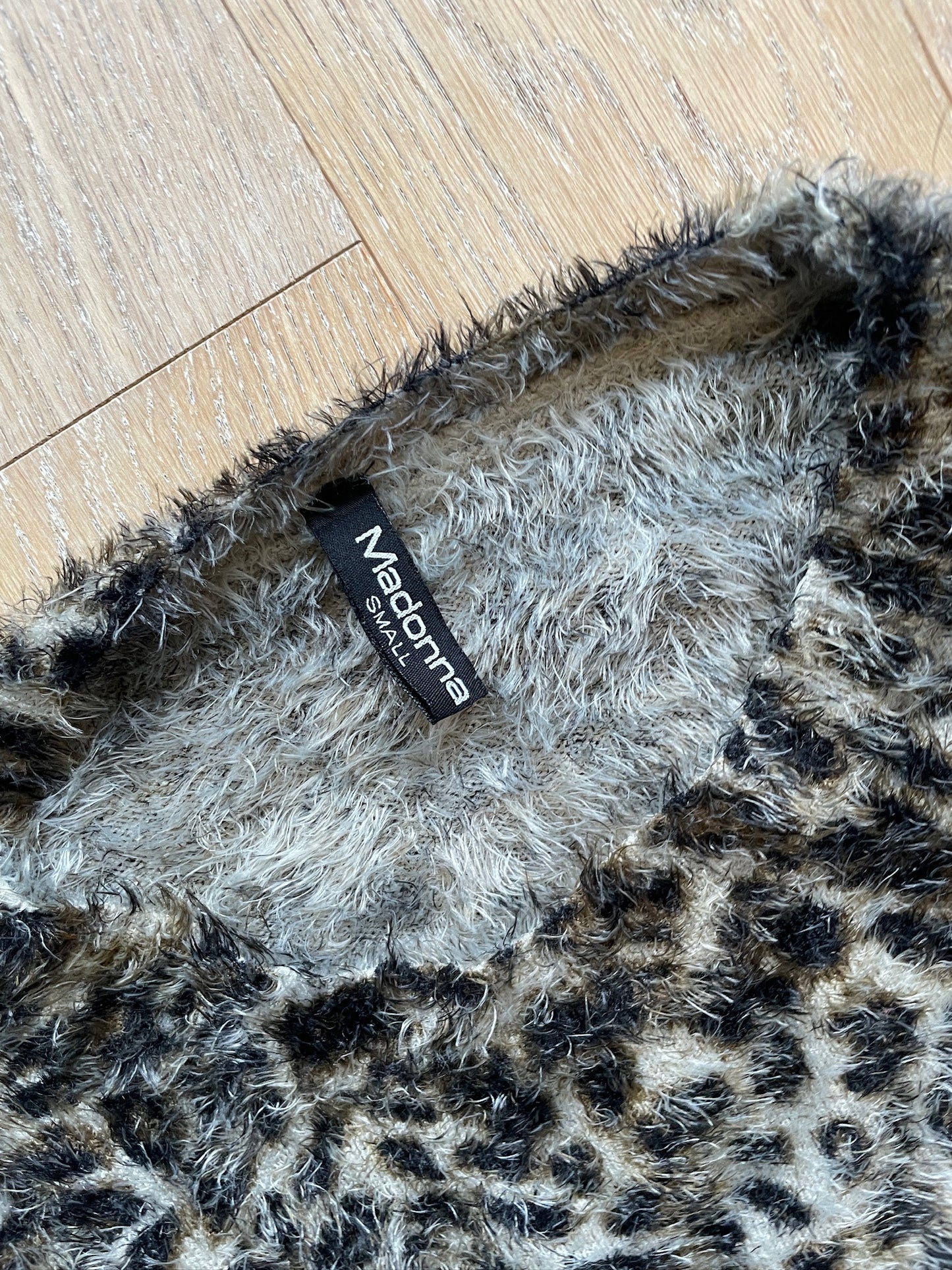 Vintage Leopard Mohair Sweater