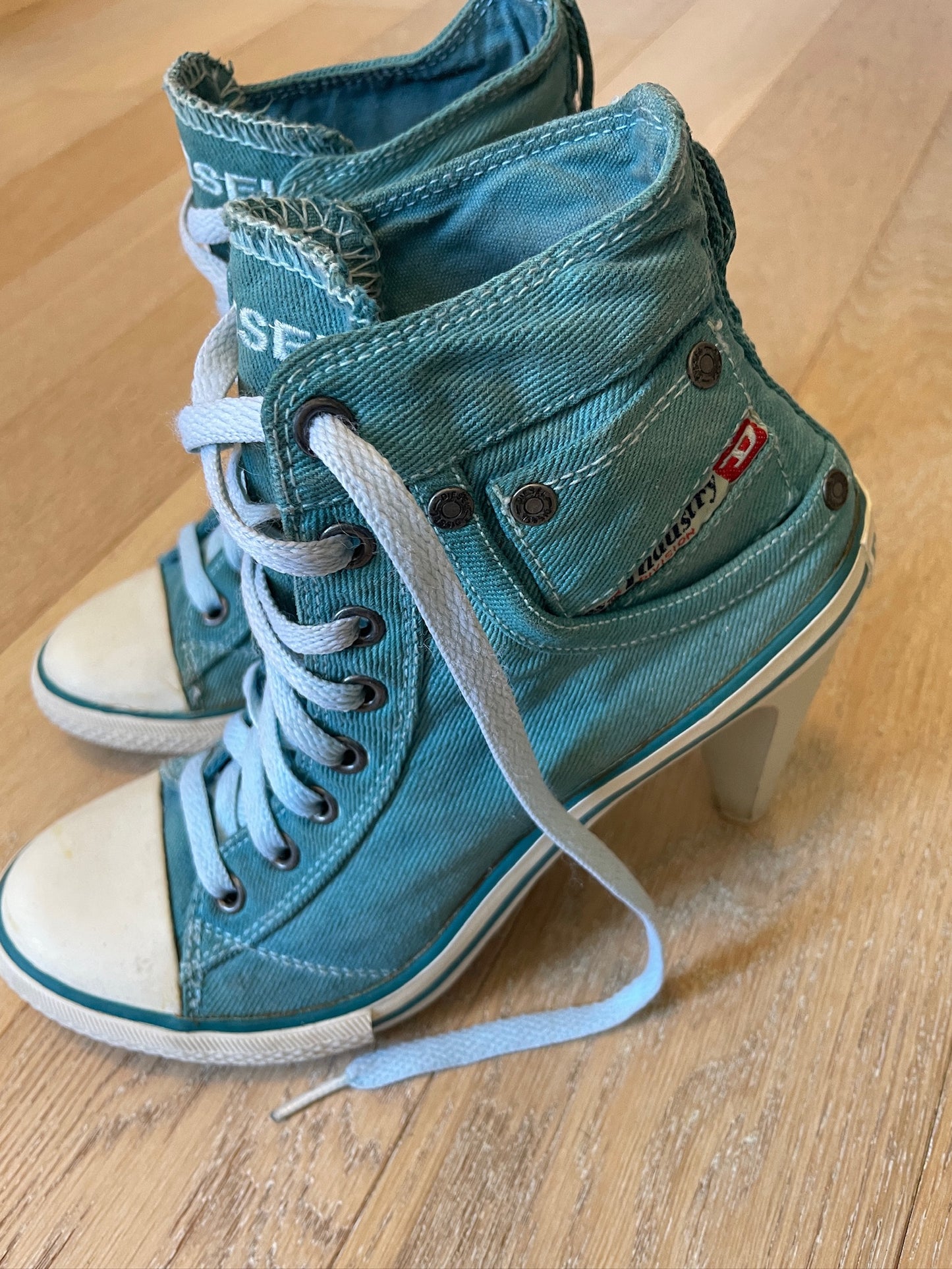 Vintage Diesel Denim Heels