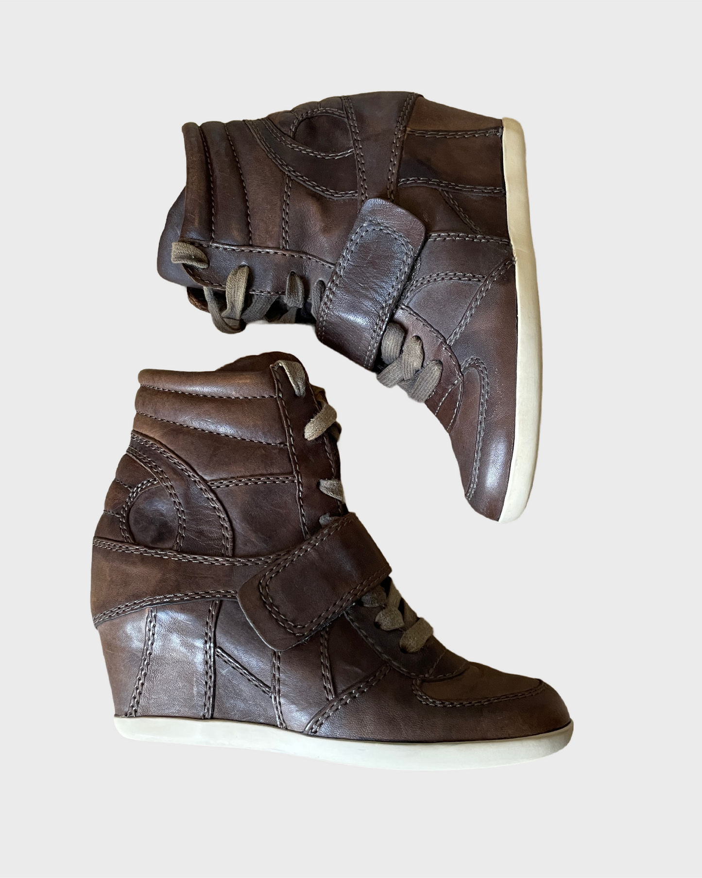 Vintage Leather ASH Heel Sneaker