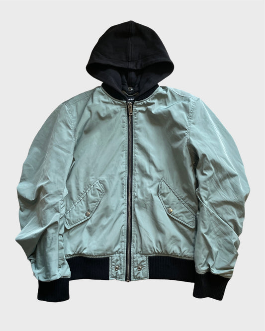Vintage Diesel Hooded Bomber Jacket