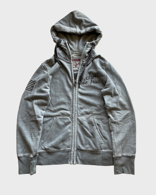 Vintage True Religion Zip Hoodie