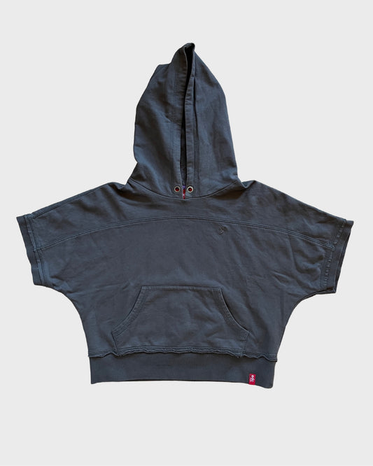 Vintage Cropped Shortsleeve Hoodie