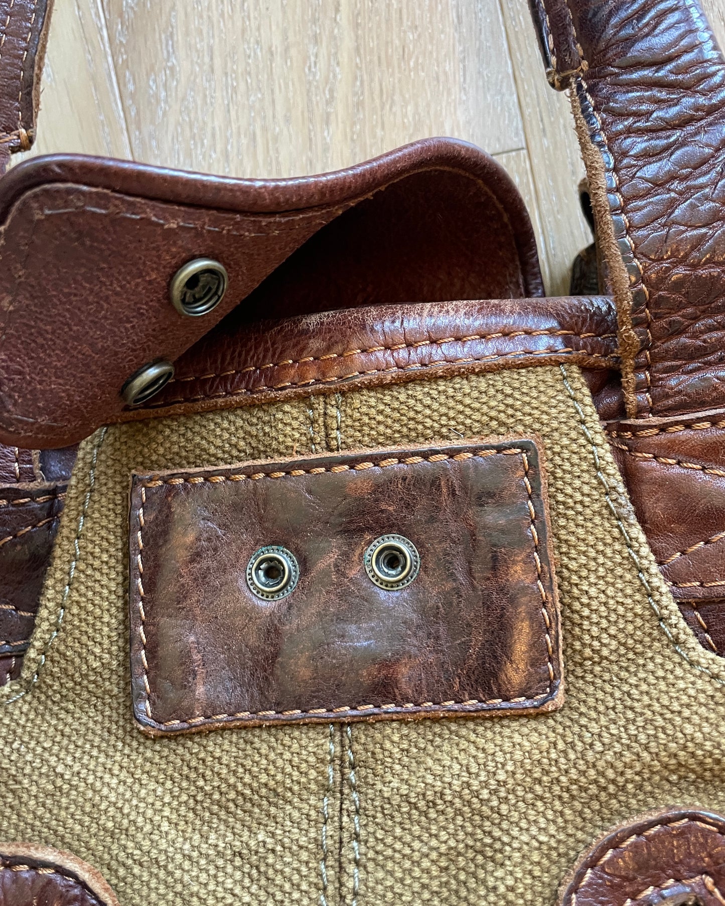 Vintage Superdry Leather Shopper