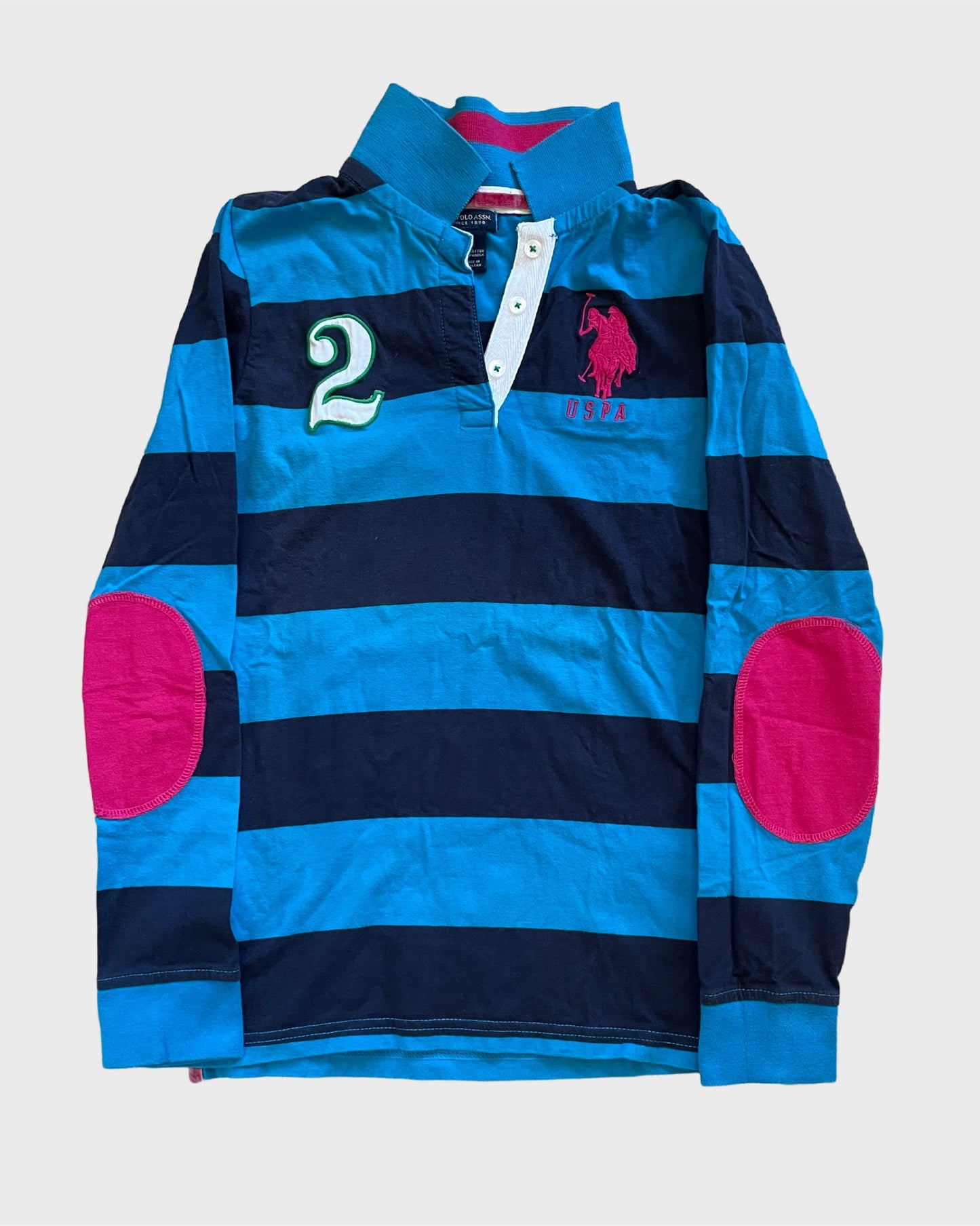 Vintage USPA Longsleeve Poloshirt