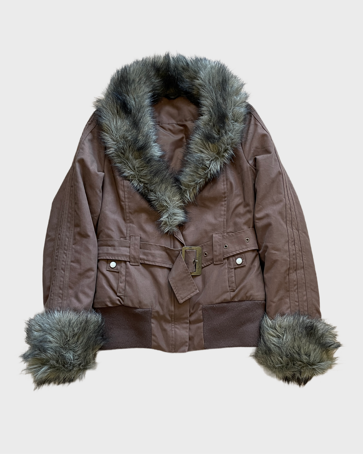 Vintage Adidas Fur Jacket