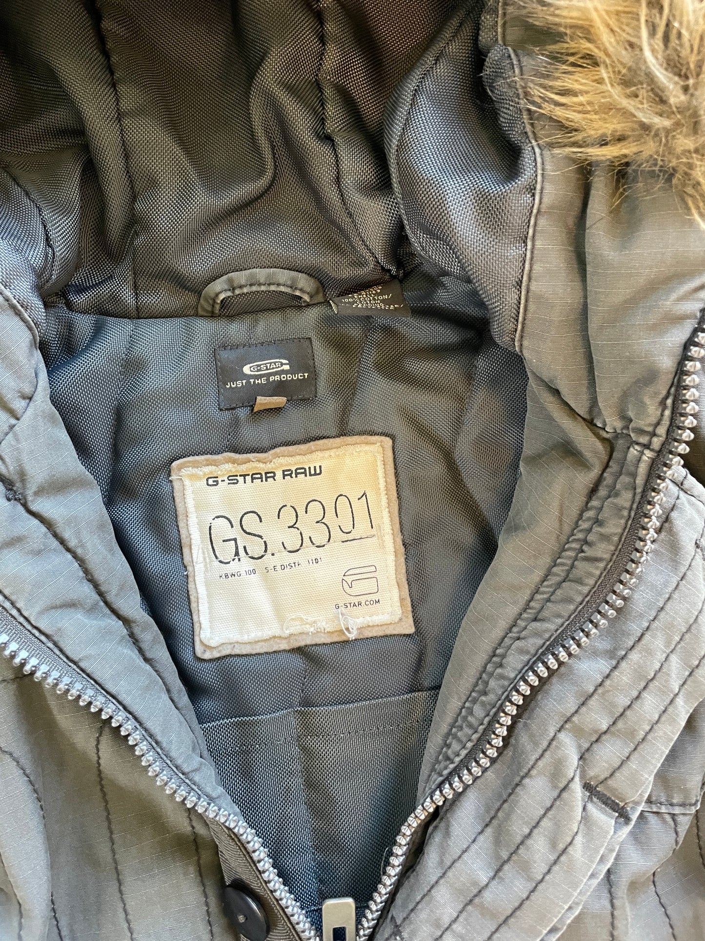 Vintage Military G-Star RAW Fur Jacket