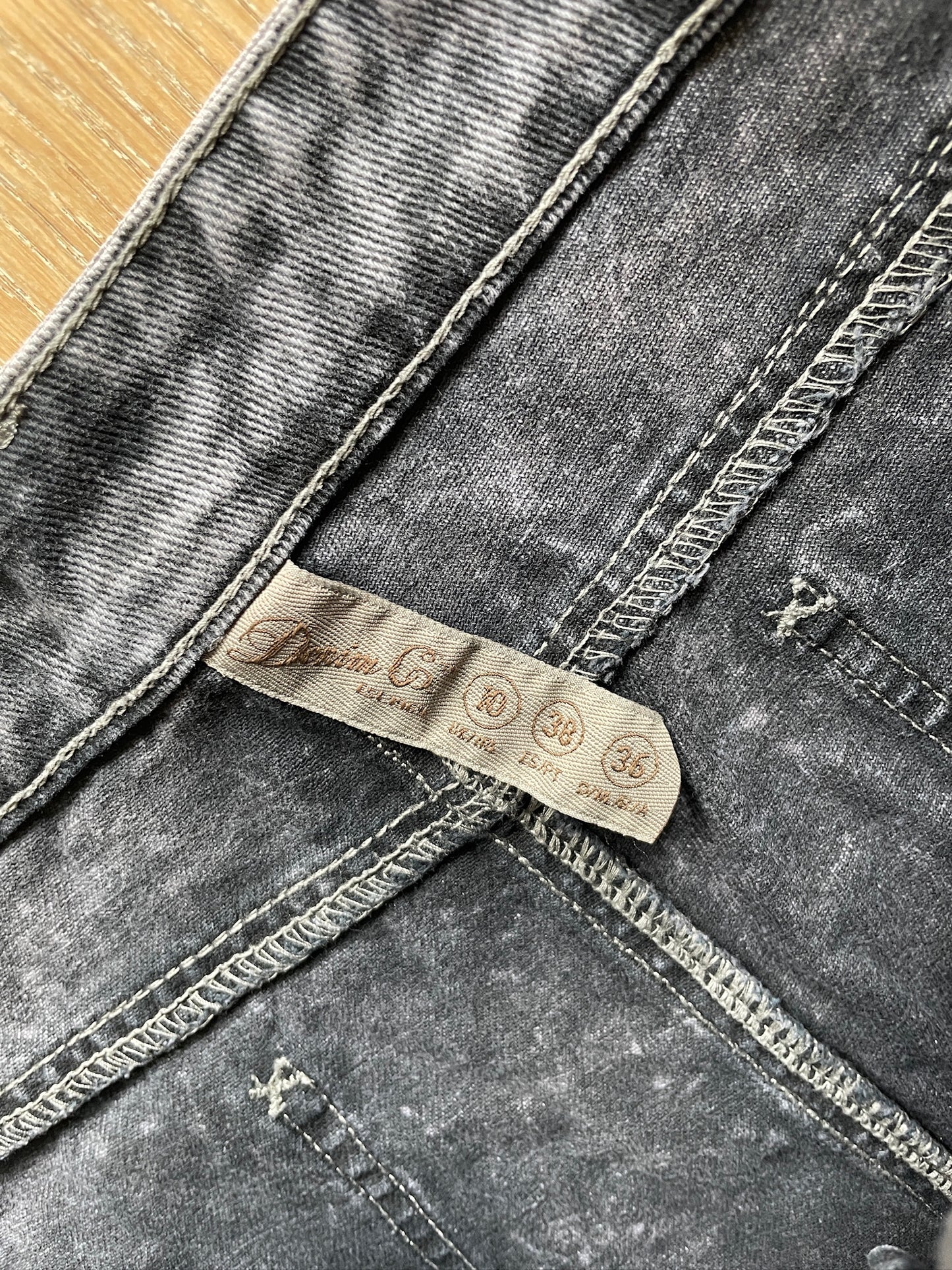 Vintage Studded Jeans Shorts