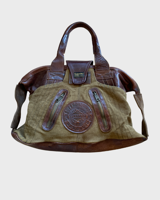 Vintage Superdry Leather Shopper
