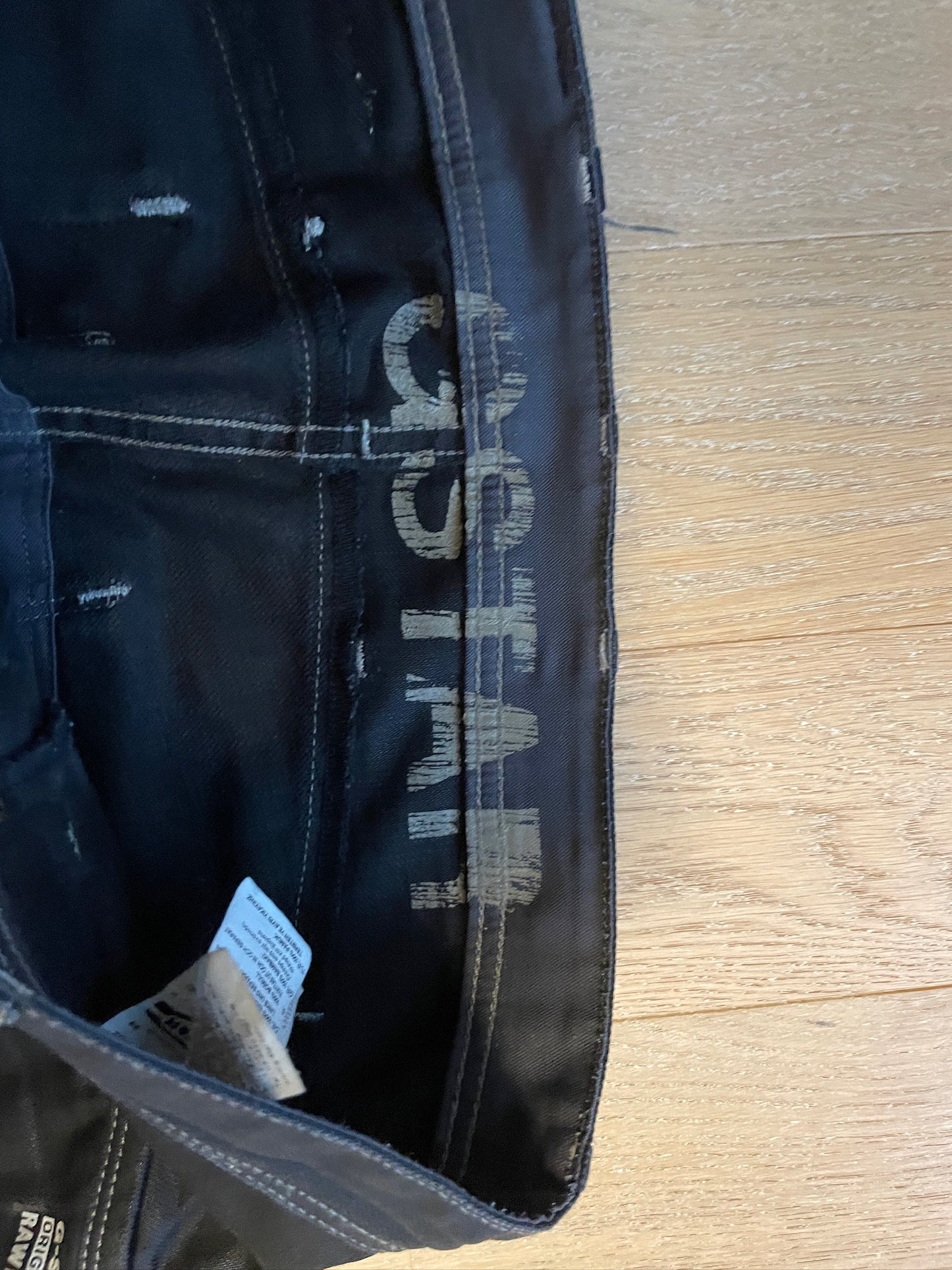 Vintage G-Star RAW Waxed Denim Jeans