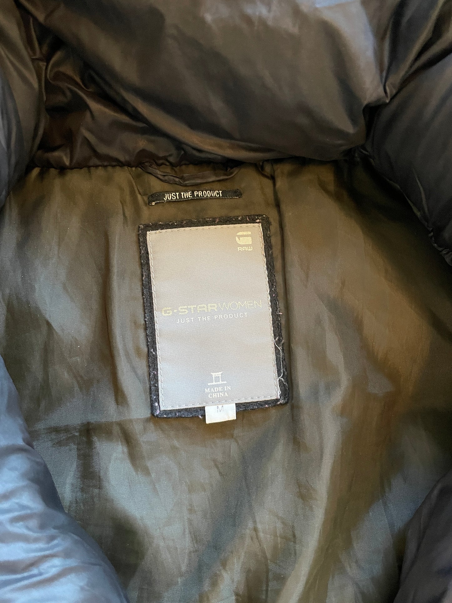 Vintage G-Star RAW Fur Puffer Jacket