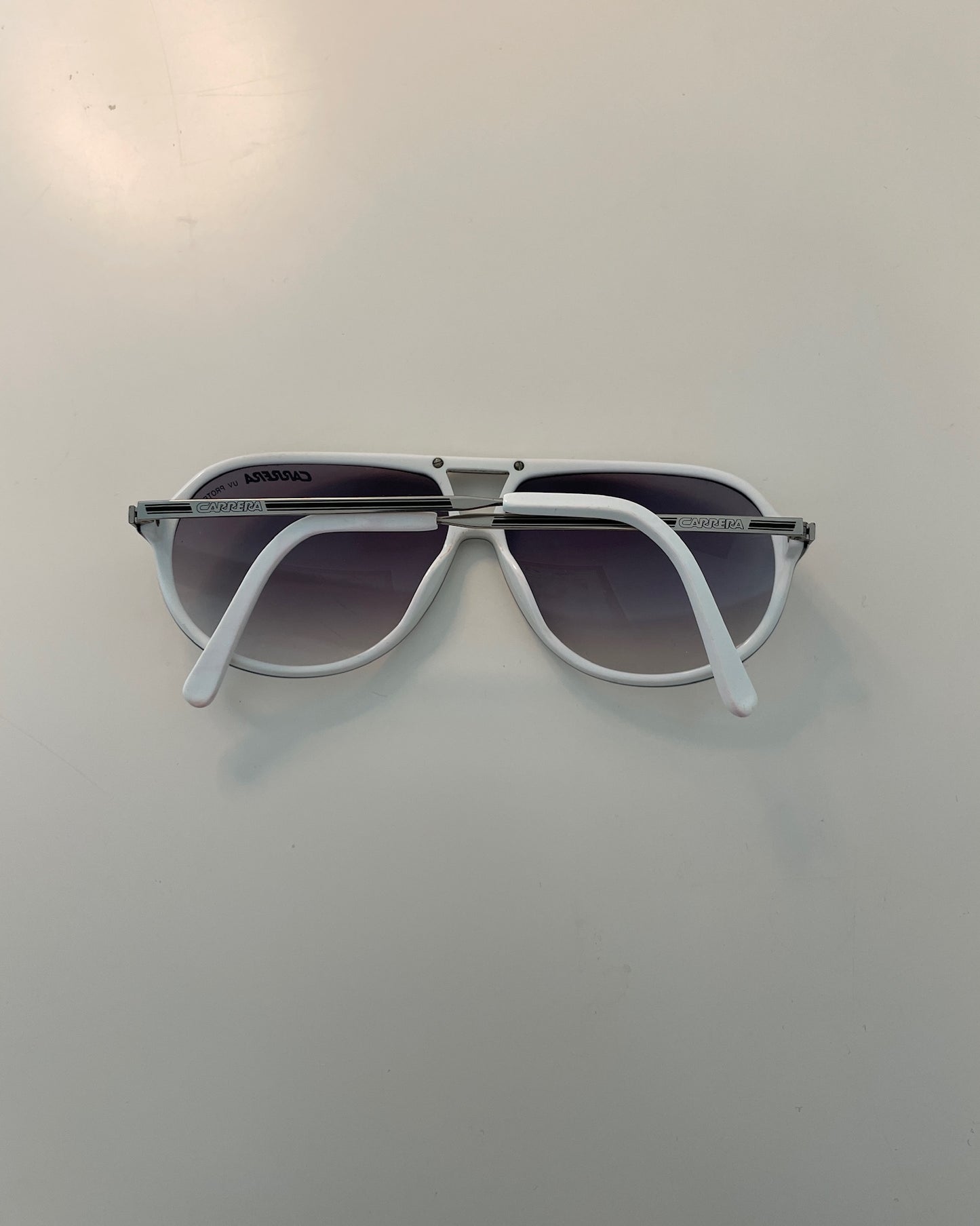 Vintage White Carrera Sunglasses
