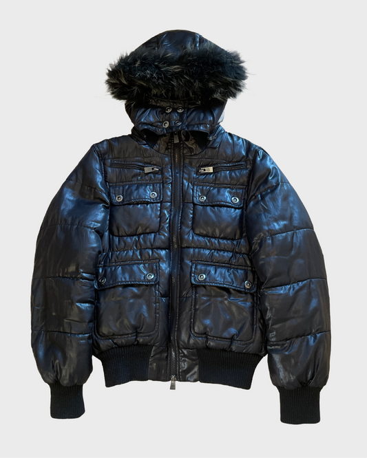 Vintage Puffer Fur Jacket