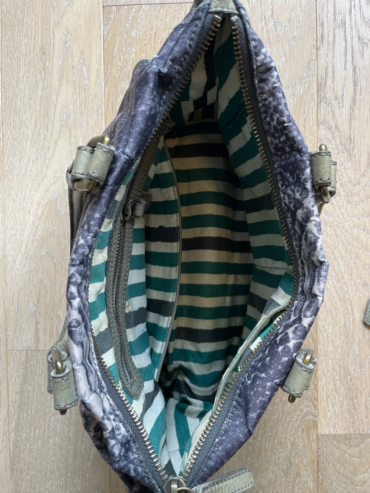 Vintage Liebeskind Snake Print Bag