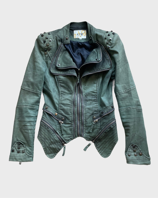 Vintage Studded Biker Jacket