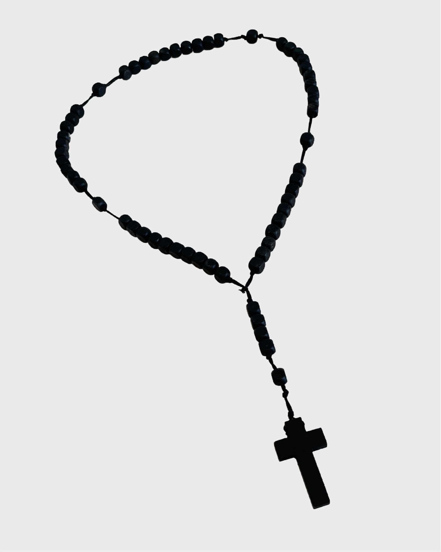 Vintage Wood Cross Chain