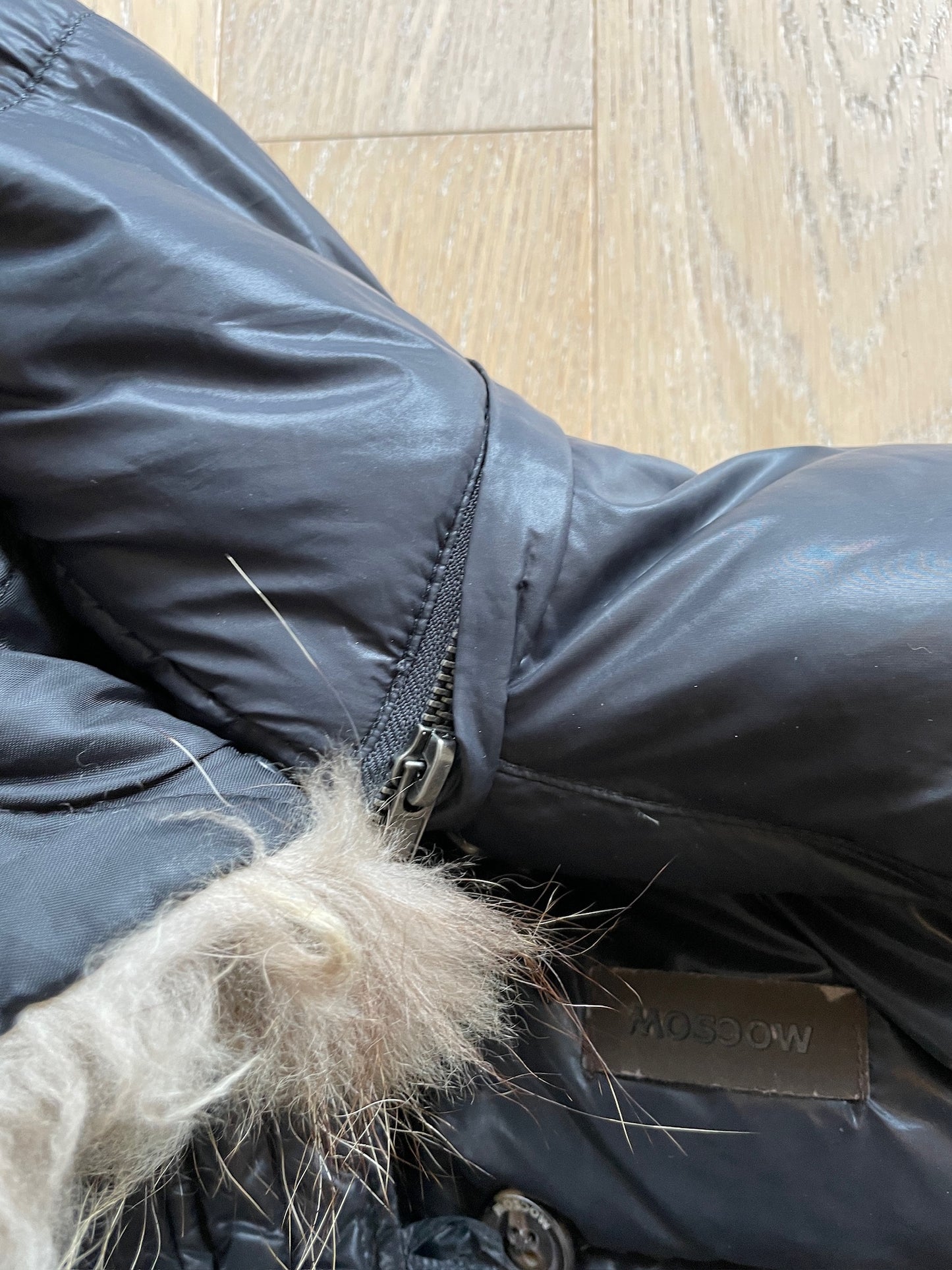 Vintage Fur Puffer Jacket