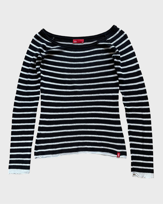 Vintage Striped Knit Sweater