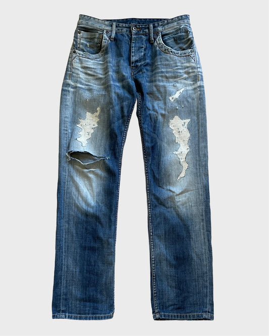 Vintage Pepe Jeans Ripped Denim