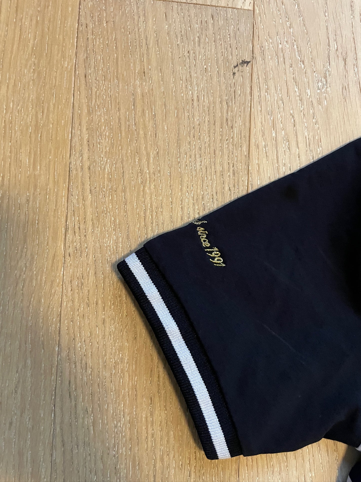 Vintage Striped Shortsleeve Hoodie