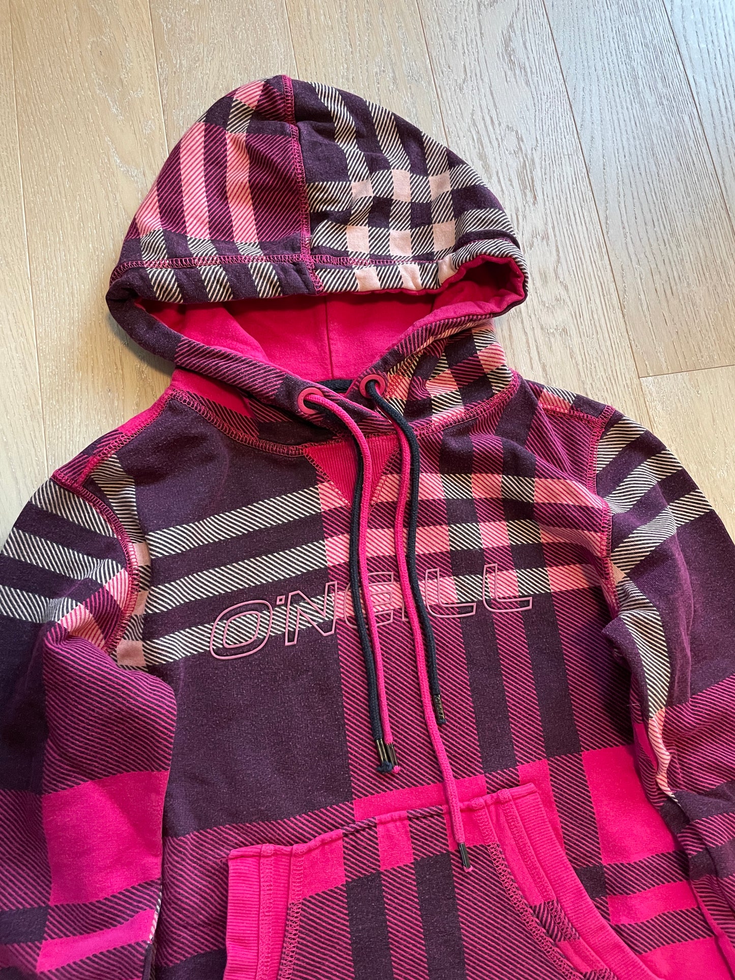 Vintage Plaid Hoodie
