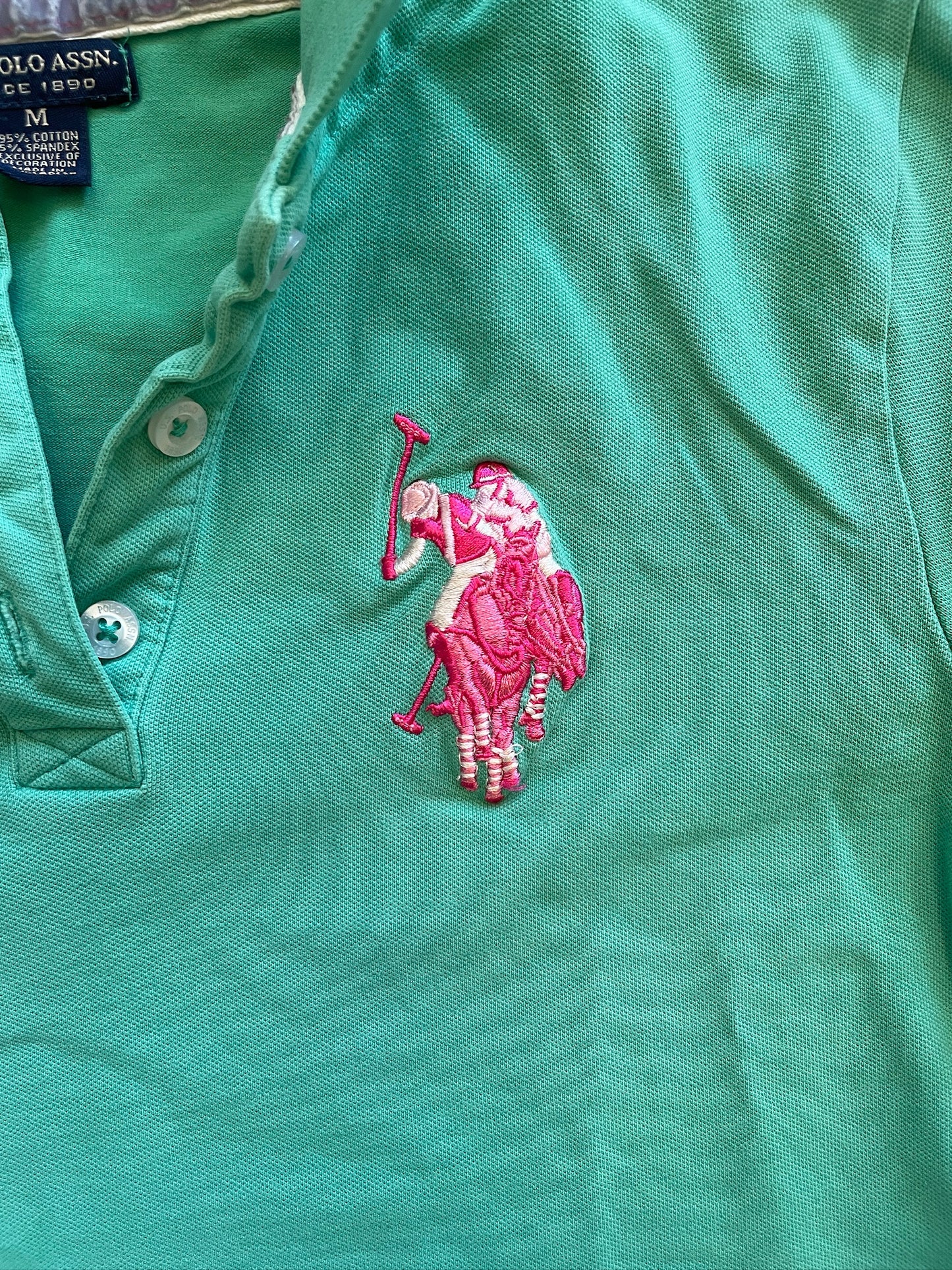 Vintage Teal USPA Poloshirt