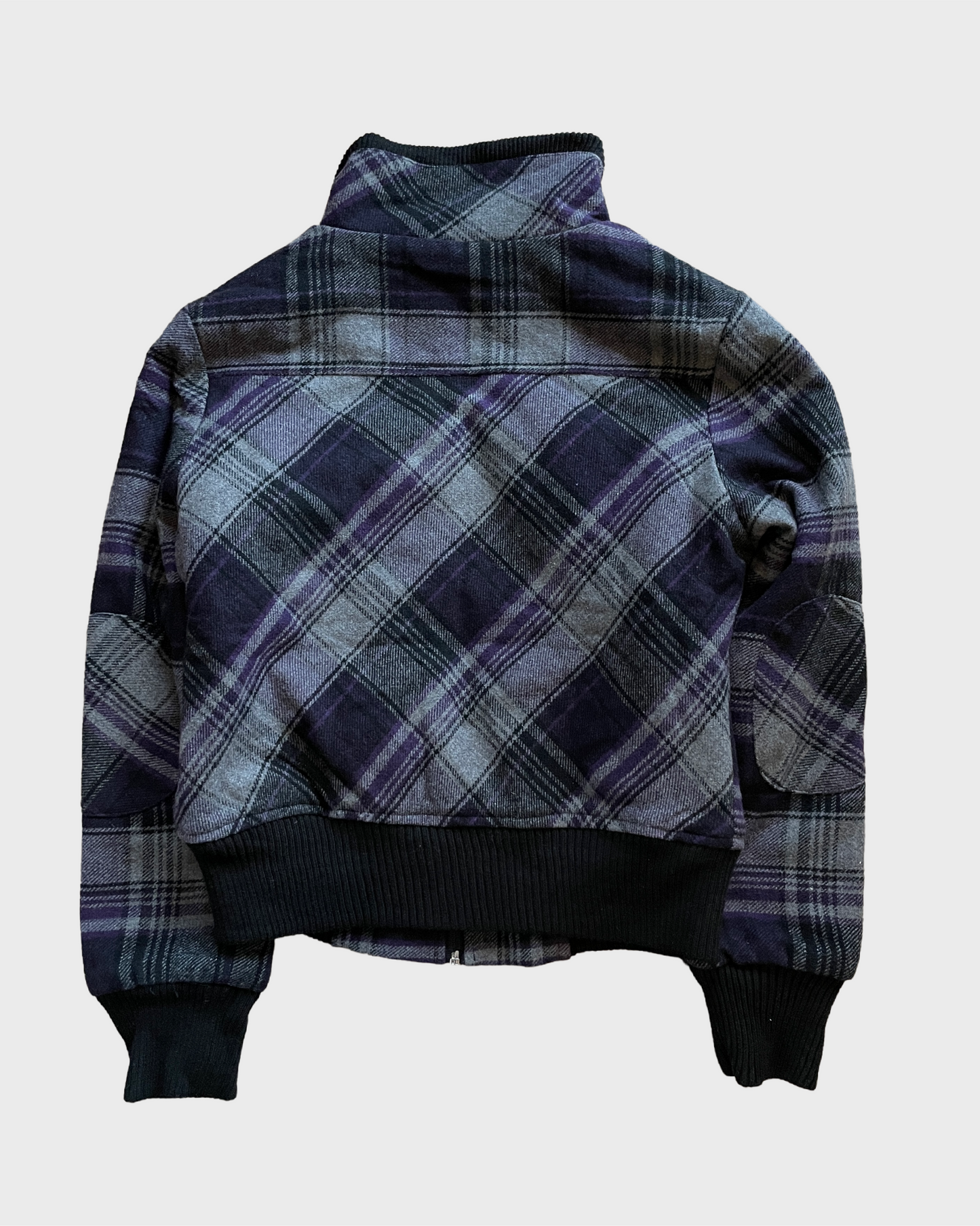 Vintage Plaid Wool Jacket