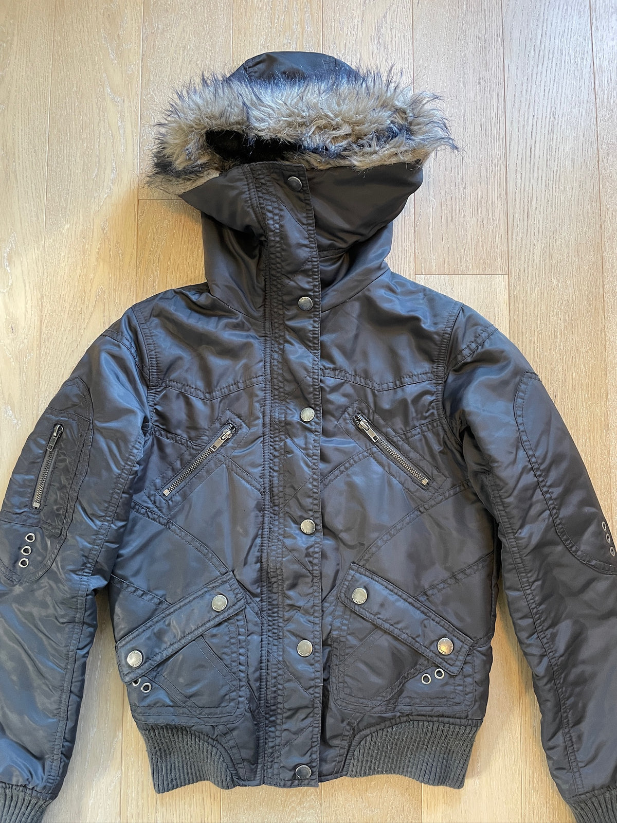 Fur Bomber Jacket