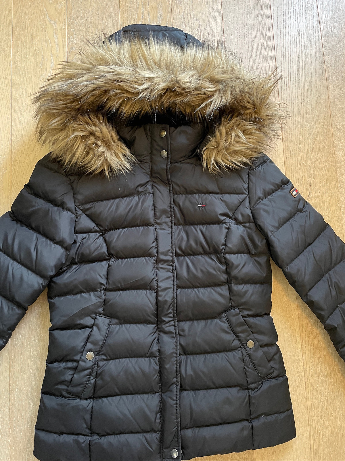 Vintage Tommy Hilfiger Fur Puffer Jacket