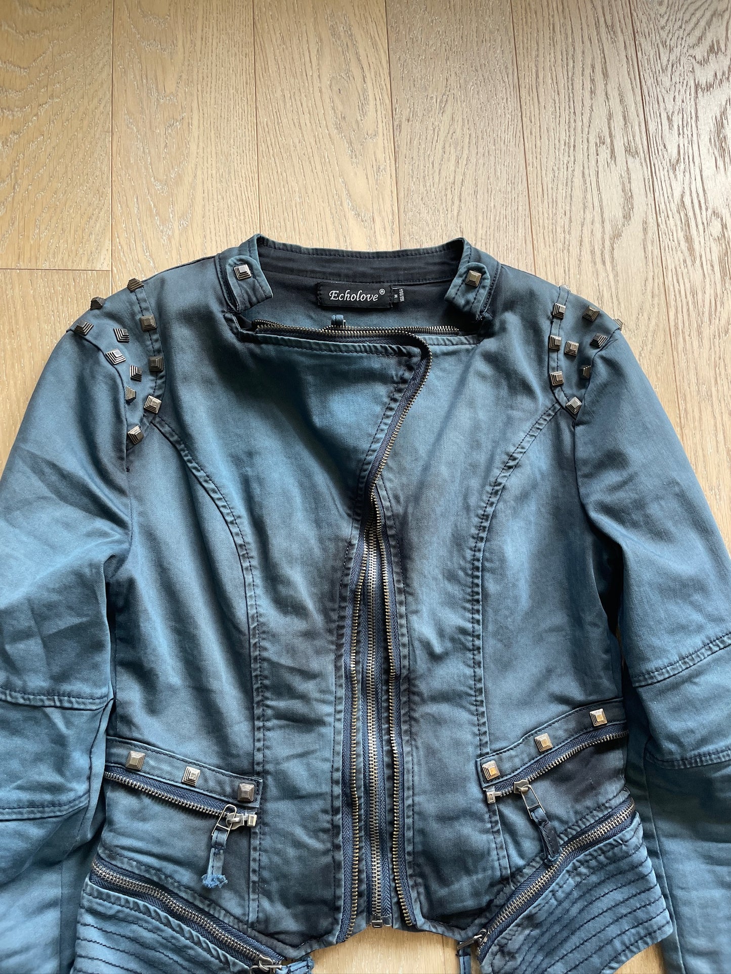 Vintage Studded Biker Jacket