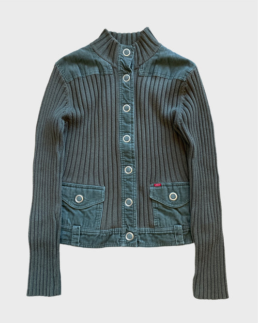 Vintage Military Knit Jacket