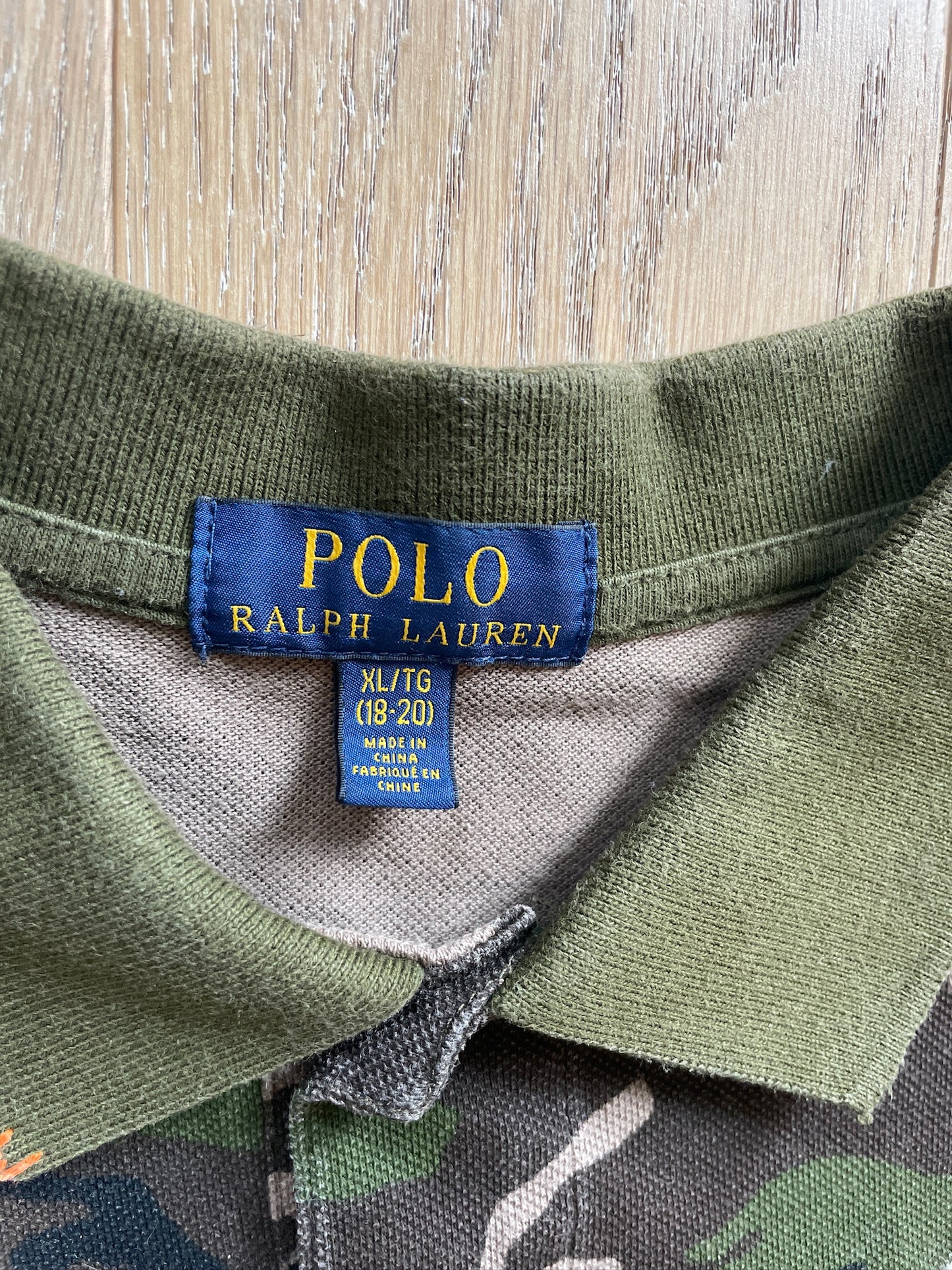 Vintage Ralph Lauren Camouflage Poloshirt