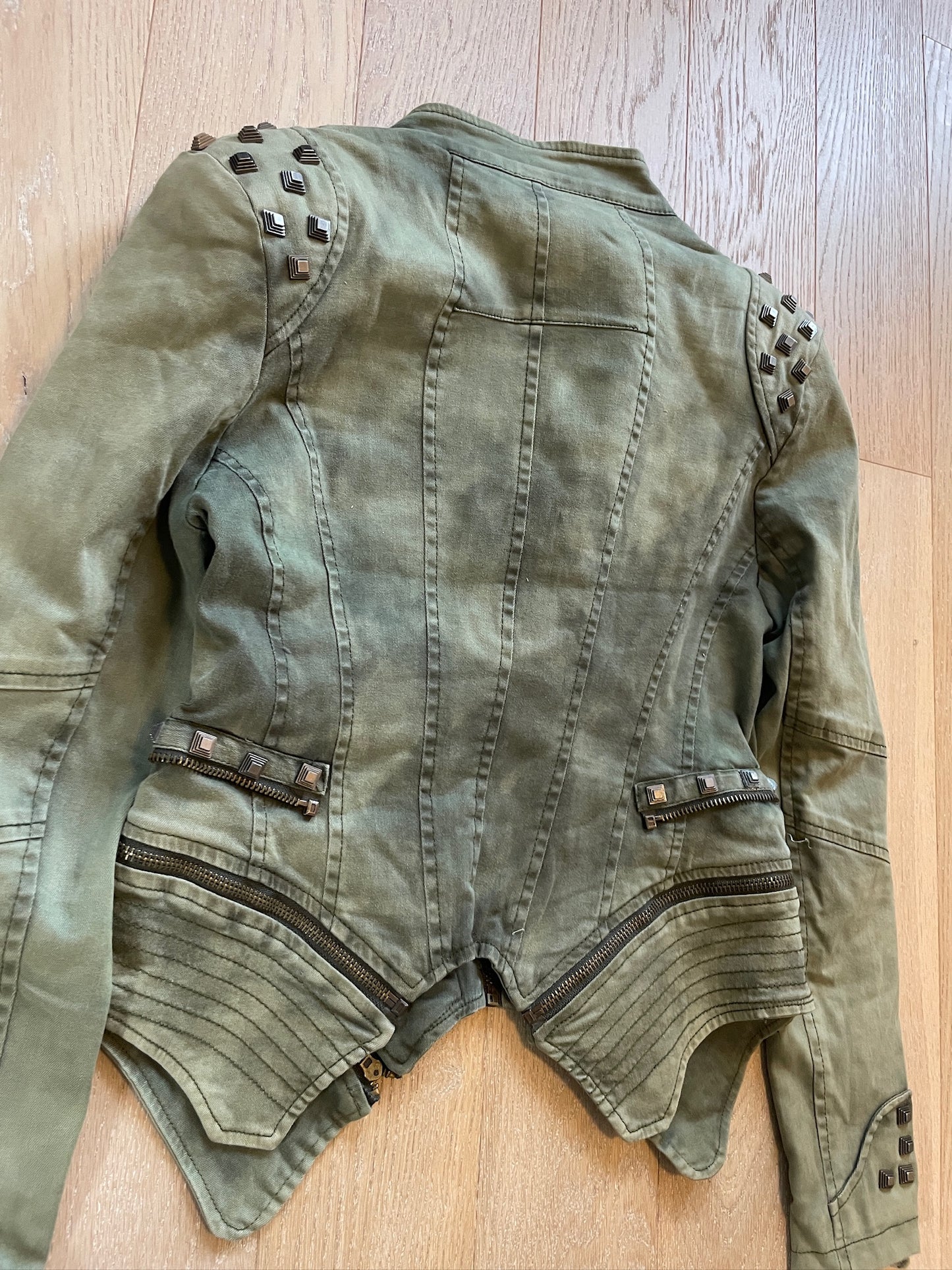 Vintage Studded Biker Jacket