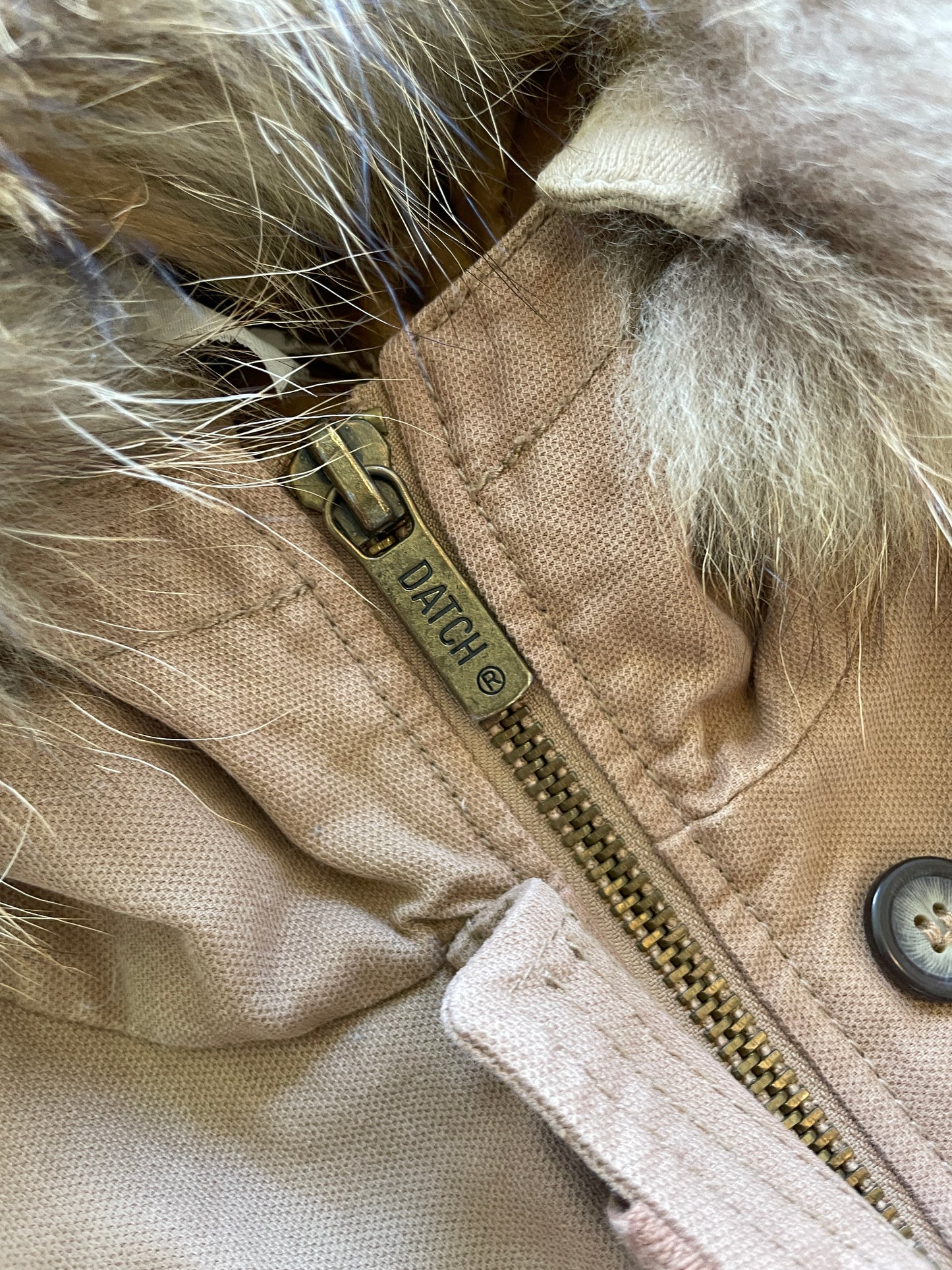 Vintage Fur Winter Jacket