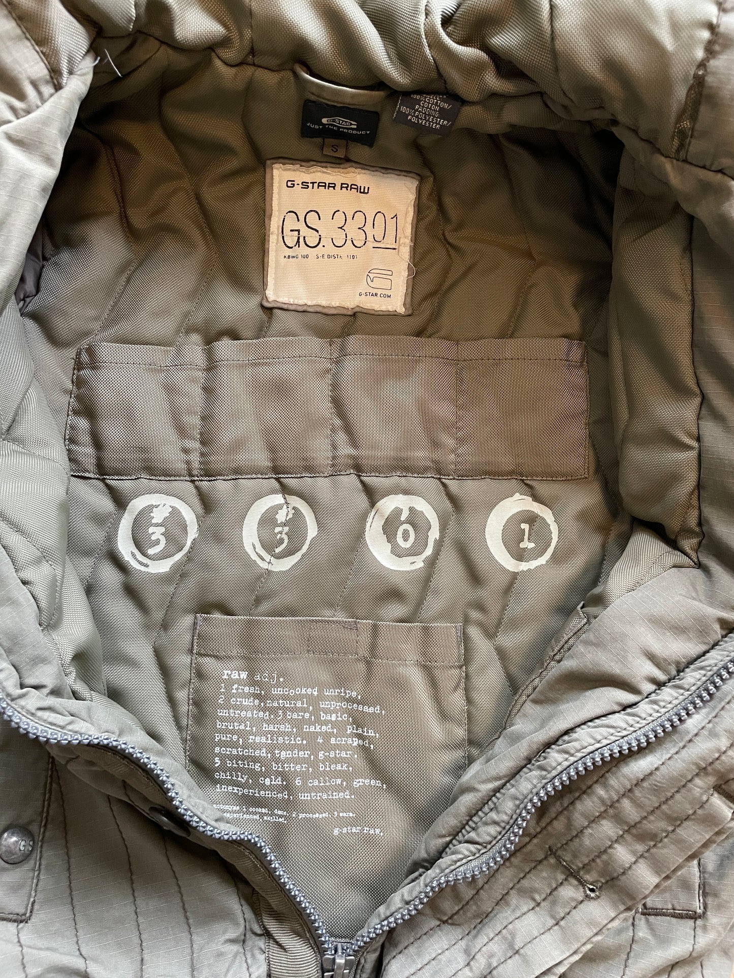 Vintage G-Star RAW Military Fur Winter Jacket
