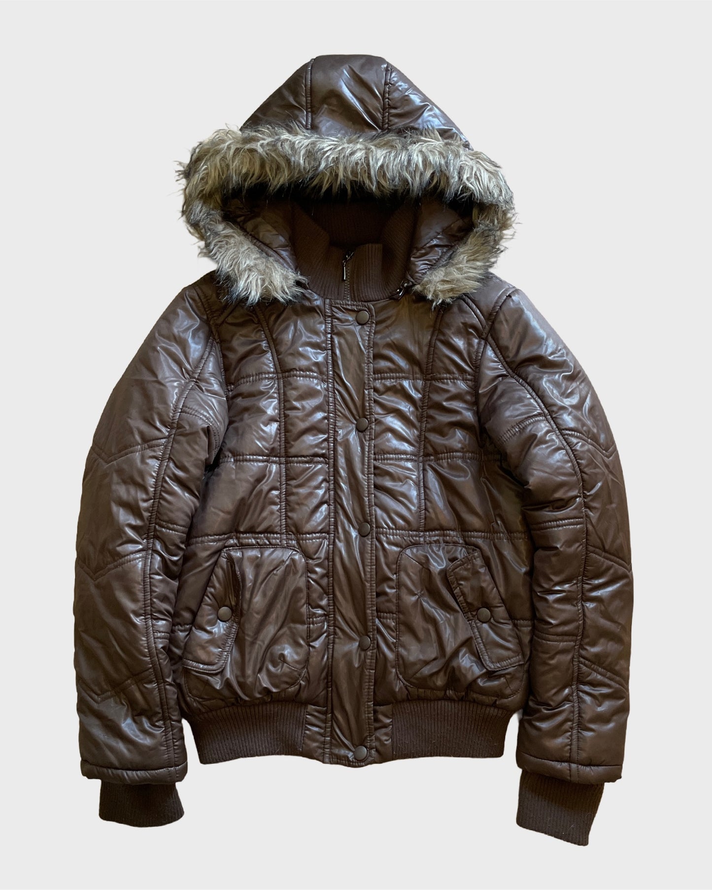Vintage Fur Puffer Jacket